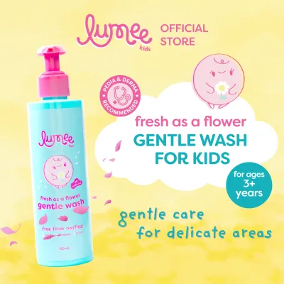Lumee Kids Fresh as a Flower Gentle Wash for Delicate Areas Sulfate-free Paraben-free Silicon-free