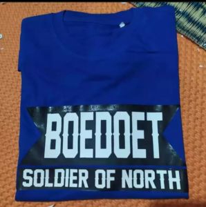 KAOS BAJU BOEDOET SOLIDER OF NORTH BAHAN ADEM DAN NYAMAN CASUAL REALPICT KEREN FULL KATUN
