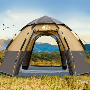 [Msia Ready Stock] Hewolf 3-5P Automatic Quick Open Outdoor Camping Tent Khemah Camping