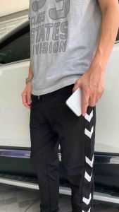 Track pants (XX) งานผ้า Cotton ยืด งานตัดเย็บของที่ร้านเองค่ะ คุมงานเองทุกตัว!!! รับประกันคุณภาพ