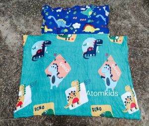 ที่นอนอนุบาล+ผ้าห่มนาโนเนื้อนุ่ม พกพาสะดวก