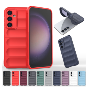 Soft Silicone Shockproof Bumper Phone Case For Samsung Galaxy S23 Ultra S 23 Lens Protection Back Cover For GalaxyS23 + Plus FE
