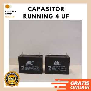 Capasitor 4 UF MC Kapasitor running kotak AC Pompa Kulkas Capacitor 400/450 Volt 50/60 Hz
