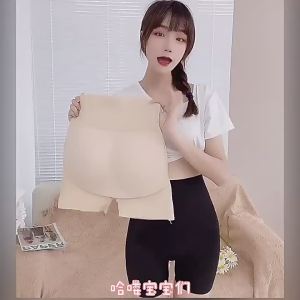 FE ก้นใหญ่กางเกงก้นปลอมก้นปลอมก้นก้นต้องมีกางเกงในรัดหน้าท้องกางเกงขาแบนผู้หญิง 3D ก้นอวบไร้รอยต่อยกสะโพกแบบบาง 4.15