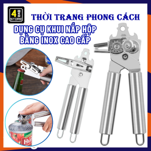 Dụng Cụ Khui Nắp Hộp Vặn Mở Lon Inox Không Gỉ - Dụng Cụ Mở Khui Hộp Đa Năng Tay Cầm Chống Trượt - Đồ Khủi Nắp Chai