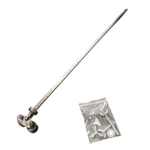 GTRBFDS Single/Dual/Four Bearing Stainless Steel Positioning Calipers 50/60cm Adjustable Three-bearing Calipers Professional Tool Easy Operation Woodworking Guide Ruler Carpentry Work