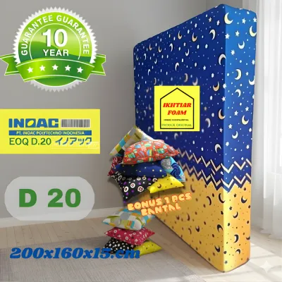 Kasur Busa Inoac no 2 kasur inoac 200 x 160 x 15 cm Original dencyti 20 garansi anti kempes 10 tahun