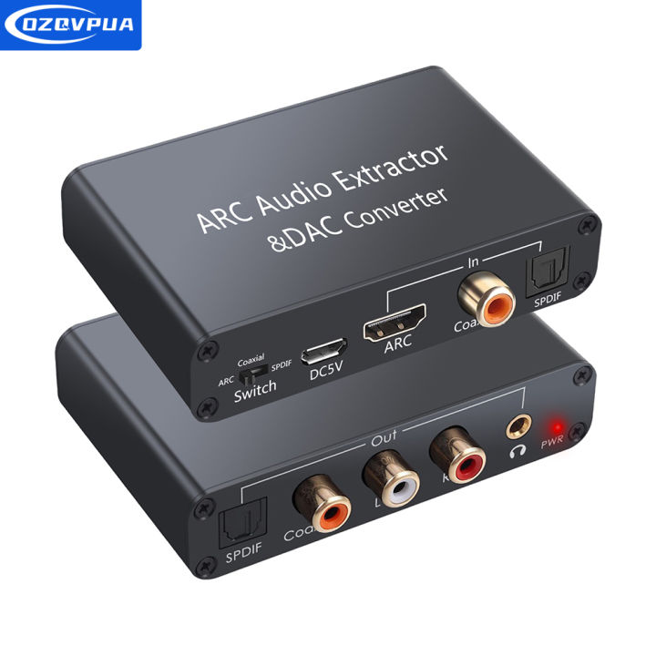 ARC HDMI Adapter, HDMI ARC Audio Extractor Support 192KHz Digital to ...