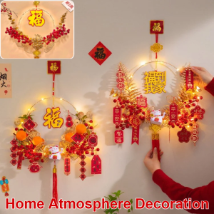 New Home Decoration Moving In Celebration Gifts New Year Wedding Decoration Spring Festival Lucky Wealth Window Door Hanging Ornaments