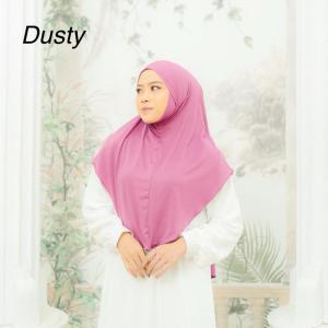 Rubi Hijab Instan Dagu Malaysia Jersey | Jilbab Bergo Dagu Malaysia Jersey Kerudung Menutup Dada