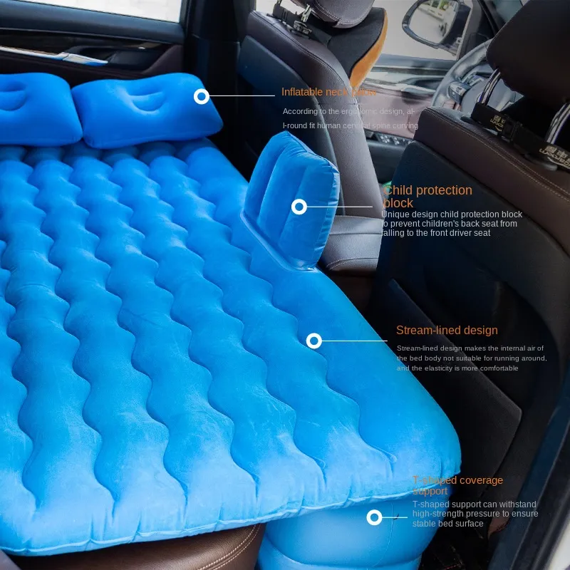 Buy take 5】Air Mattress Car Bed Car Air Mattress Backseat
