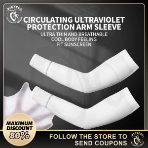 1 pair Rockbros Bike Arm Sleeve outdoor Sports Cycling Arm Sleeves for Bike Ice Silk Sleeves UV Protection for Biking