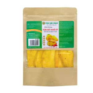 XOÀI SẤY MUỐI ỚT TÂN LỘC PHÁT Sấy dẻo giữ nguyên mọng nước của xoài Đồ ăn vặt yêu thích