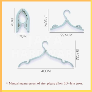 Gantungan Baju Lipat | Magic Hanger Baju Lipat Ajaib | Gantungan Cantolan Jemuran / Laundry / Baju Pakaian  Dapat Dilipat Lipat Portable Foldable Hanger Travel / Travelling Praktis Multifungsi Serbaguna