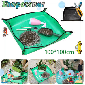 100*100CM Planting Mat/Gardening Pad /Foldable Waterproof Gardening Potting Mat/Tanam Mat