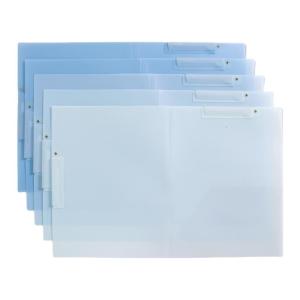 ซองล้างแฟ้มพร้อมที่หนีบหมุนได้12x1 8นิ้วโฟลเดอร์นำเสนอกันน้ำแฟ้มซองจัดเก็บเอกสาร5ชิ้น