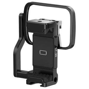 ULANZI ST-30 Metal Phone Holder Clip Vlog Selfie Flip Mirror Mount for Mobile Smartphone Camera