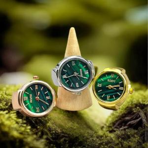 YINGRAN2 Hot Bán Ngón Tay Đồng Hồ Vòng Sáng Tạo Phong Trào Phụ Kiện Thời Trang Cổ Điển Hợp Kim Vỏ Thạch Anh Đồng Hồ Nam Đồ Trang Sức Phụ Nữ Quà Tặng