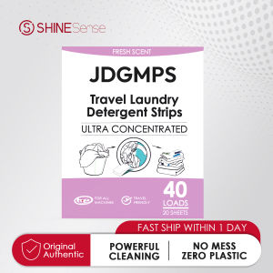Laundry Detergent Sheets Fresh Scent Powder Eco Detergent Bio degradable 50 Sheets 100 Loads 11x14cm