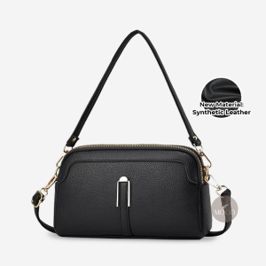 MOCO Fashion Sling Bag Wanita Shoulder Bag Kuliah Pink Kulit Halus A026P