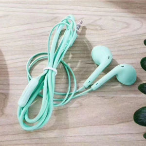 U19 Macaron Universal Earphones Multi-function In-ear with Microphone/High Quality 8 Colors Universal Earphone Cable