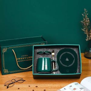 55 Degree Constant Temperature Coffee Mug Warmer Smart Thermostatic Coasters Mugs and Warmer Pad