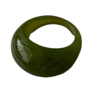 Trendy Resin Minimalist Ring Wide Band Design Stackable Joint Ring Gift For Birthdays Anniversaries And Holidays