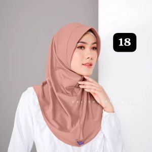 [PRE-ORDER] PM Adiba Tudung Sport Jersey Premium Pendek Daily Muslimah Hijab New Colors Available