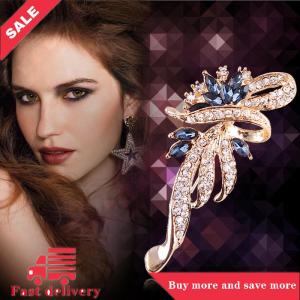[COD]Flash Delivery BAREN New Shining Crystal Brooches Lovely For Female Retro Fashion Women Jewelry Gift