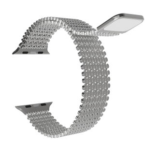 Yalilai vòng dây lưới kim loại cho đồng hồ Apple 49mm 46mm 45mm 44mm 42mm 41mm 40mm 38mm thép Không Gỉ Miễn Phí khóa dây đeo Cho Apple Xem Siêu 3/2 Loạt 11 10 9 8 7 SE 6 5 4 3 2 Dây đeo đồng hồ thay thế Cho Nam Giới Và Phụ Nữ