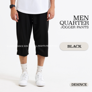 🇲🇾 DESINCE Men Jogger Pants Quarter Pants Quarter Jogger Seluar Suku Seluar Jogger Tiga Suku Seluar 3 Suku MP 027