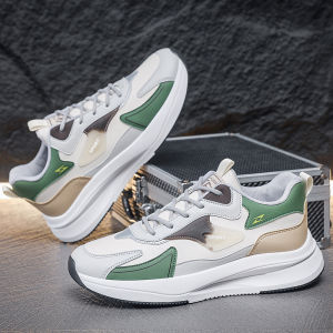 Autumn new mens shoes breathable versatile low-top board shoes lace-up trend casual shoes soft-soled sports shoes outdoor tooling shoes