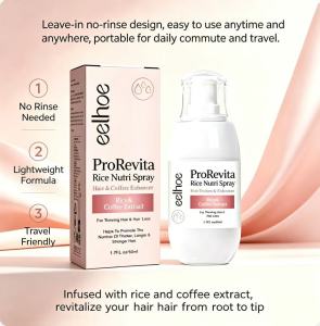 EELHOE ProRevita Rice & Coffee Hair Spray - Leave-In Scalp Care Serum for Strengthening Hair & Reducing Breakage 50ml