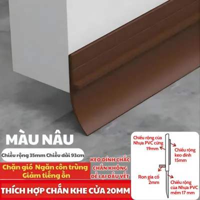 Dải niêm phong cửa linh hoạt Nút chặn cửa dưới Thiết bị khóa cách âm Con dấu thời tiết chống thấm nước