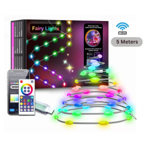 Outsmart WiFi RGBIC Fairy Light Strip 5M – RGBIC Dreamcolor LED for Decoration Christmas Tree Light