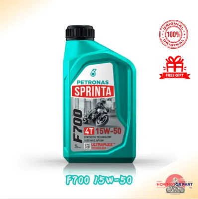 *NEW PACKAGING* PETRONAS SPRINTA F700 15W-50 1L SEMI SYNTHETIC MINYAK MOTOR MINYAK HITAM F700 100% ORIGINAL