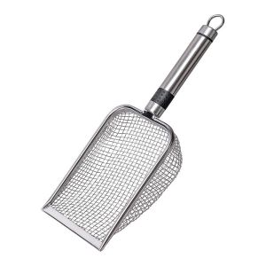Cat Litter Scoop Shovel Stainless Steel Metal Scoop Pet Toilet Shovel Food Shovel Pet Supply