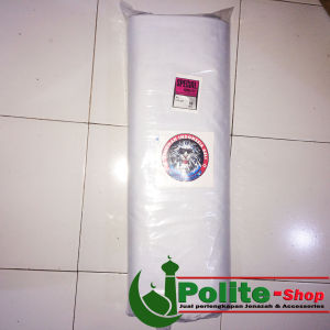 Kain Kafan / kafan / kaci Jenazah putih Lebar 150 cm 1 Gulung Singa