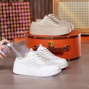 [Free Shipping] Casual WomenS Shoes 2026 Summer New Collection Versatile Thick-Soled Outdoor Slippers WomenS Hollowed-Out Breathable Half-Slipper Ai088