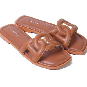 Lapepa Sora Sendal Selop Wanita Sandal Slop Wanita Motif Melingkar