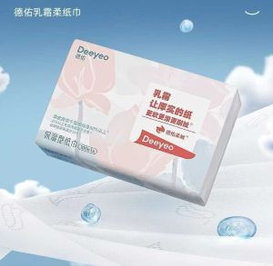 DEEYEO Moisturizing Tissue Paper Hygienic Soft Portable Thick Tissue Paper