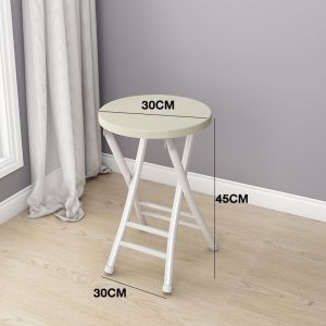 Kerusi Lipat Solat Folding Chair Backrest With Cushion Kerusi Makan Malam Modern Simple Lightweight Portable Stool Leisure Dining Chair 折叠椅 餐椅