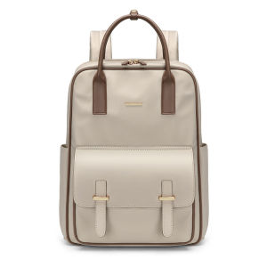 GOLF QUALITY Laptop Bag Backpack for Women 15 inch Vintage Female Handle Backpacks Business Work Woman Travel Commuter Ladies Back Pack Handbag Anti theft Bag