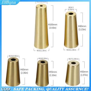 [COD] Foot Solid Brushed Iron Table Chair Cylinder Cap Protect Decor Bottom Safe Pad