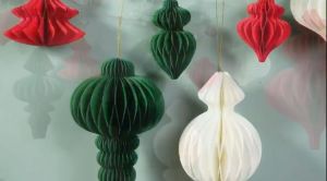 MOMO 4pcs Set Christmas Balls and 3D Tree Ornaments Christmas Decor for Christmas Tree Mini Christmas Tree For Table Hanging Christmas Decorations for Home 2026 Holiday Party Room Decor Window Door Wall Pendant