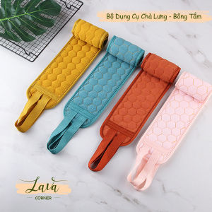 Bộ Dụng Cụ Vệ Sinh Cơ Thể Bóng Tắm Với Găng Tay Tắm Mềm Đai Khăn Chà Lưng Phòng Tắm