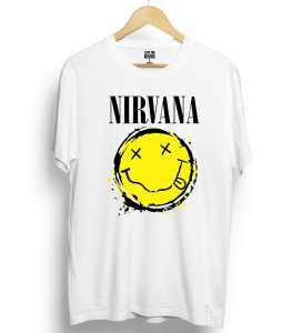 Kaos Nirvana Concert rock band legend T Shirt distro pria