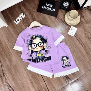 Setelan Celpen Anak Perempuan Model renda 1-5 tahun