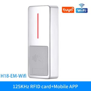 125KHZ/13.56MHZ Access Control Keypad Standalone WG Output 10000 Card User IP67 Zinc Alloy Metal Backlight Keyboard Support Tuya