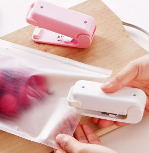 (SL2) Magic Portable Mini Heat-Sealing Machine Impulse Plastic Sealer Seal Packing Plastic Bag Top Kit
